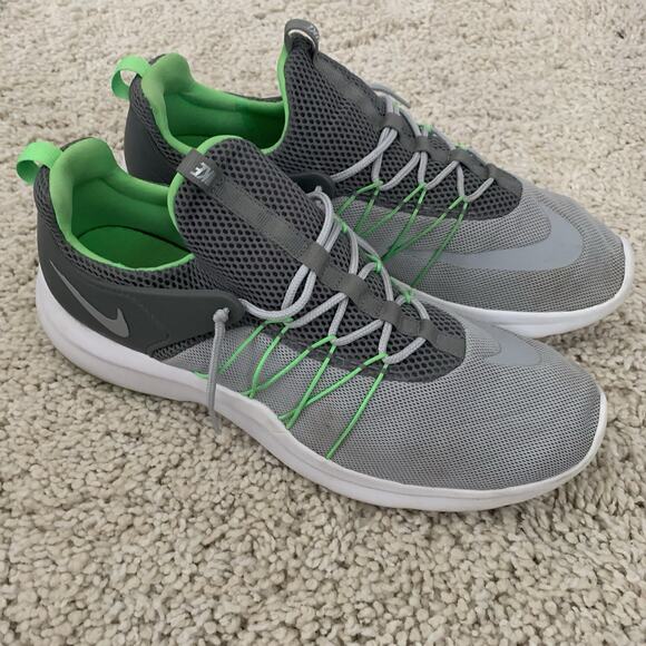 NIKE Darwin Grey / Green Trainer Running Shoes Sneakers Size 13 819803-003 - Picture 4 of 9